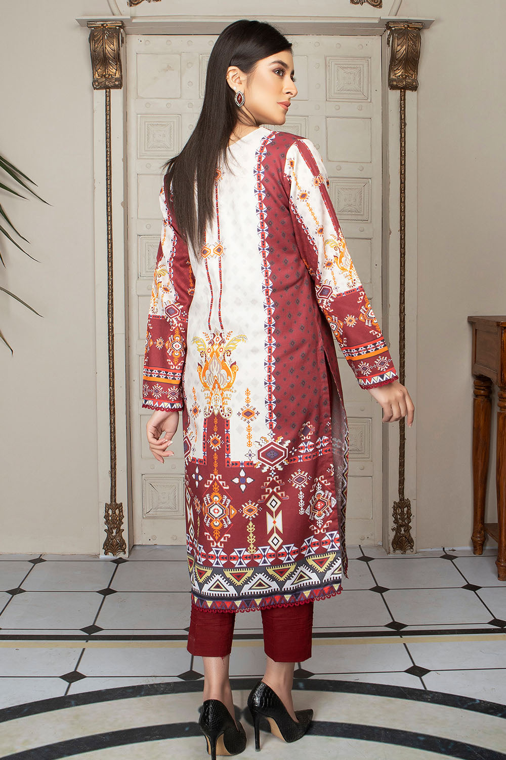 Embroidered Dhanak Digital 2pc-2437