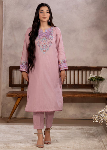 Embroidered Lawn 2pc Suit-7055