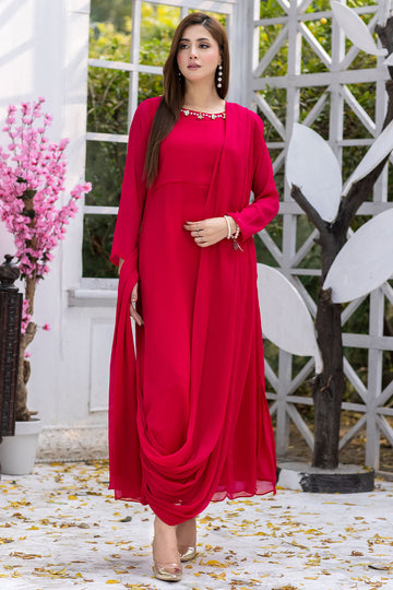 Crinkle Chiffon Maxi-2654