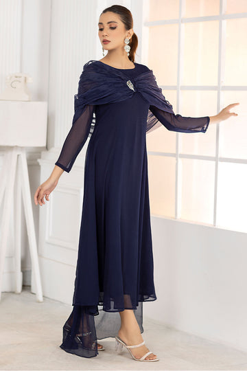 Navy Blue Maxi-2561